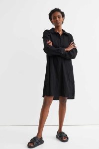 Vestido H&M Shirt Mujer Azules Oscuro | 148509HIW