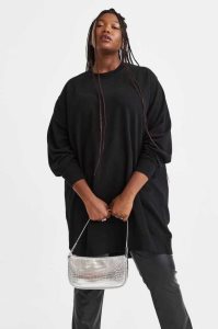 Vestido H&M Sweatshirt Mujer Negros | 305194CVM
