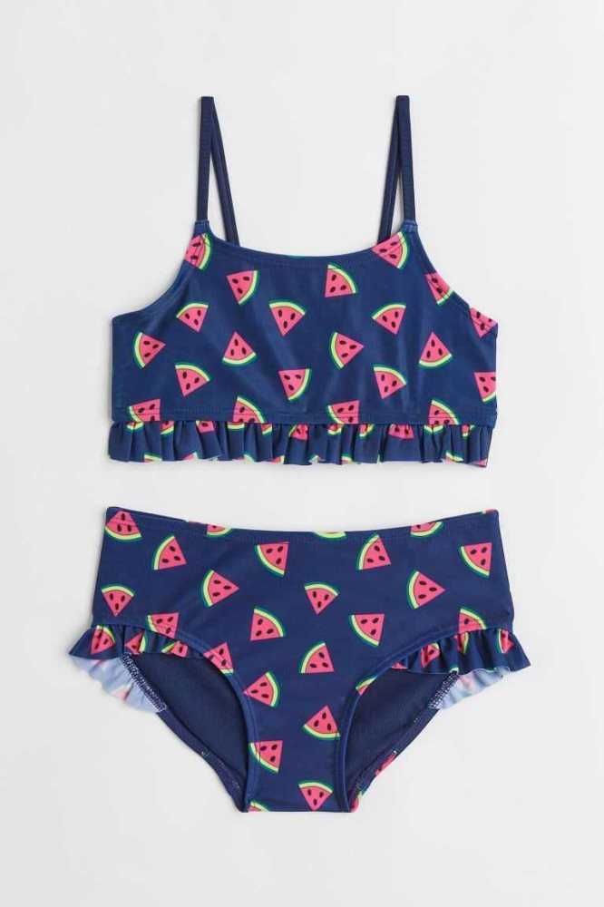 Abajo De Bikini H&M Flounced Niños Amarillos | 853729FAZ