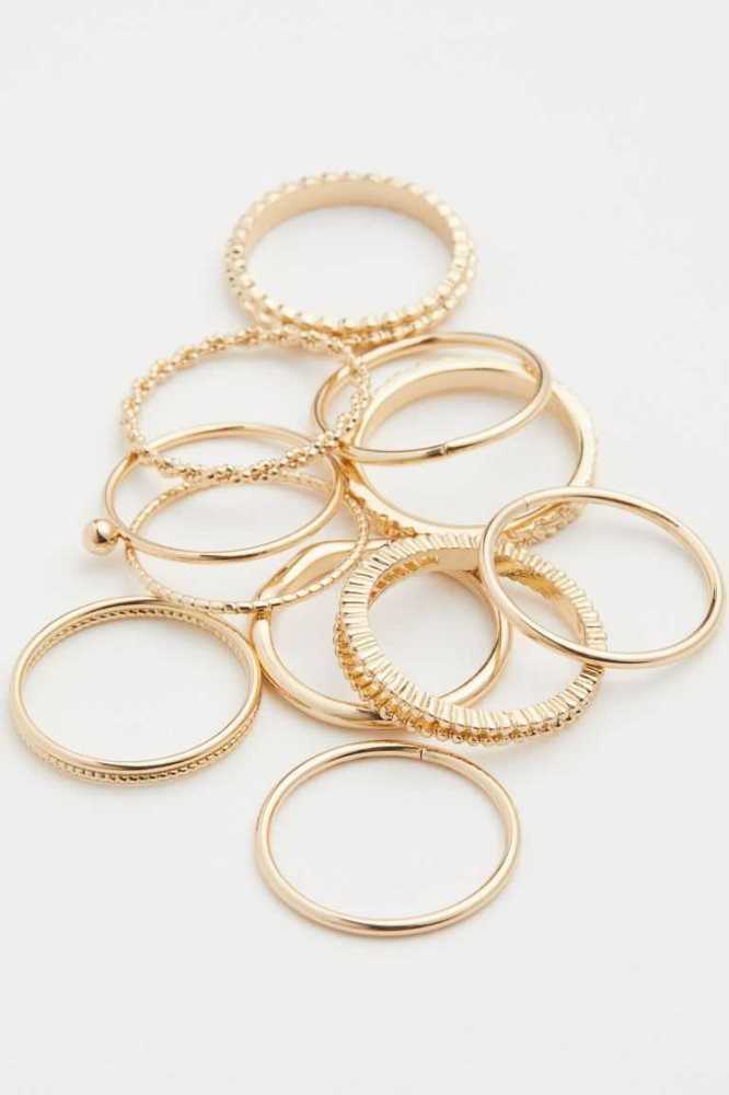 Anillos H&M 11-pack Mujer Plateados | 504239CZJ