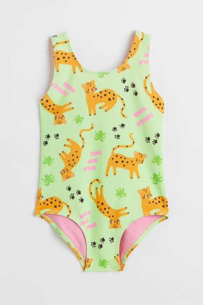 Bañadores H&M Patterned Niños Verdes | 371695DQX