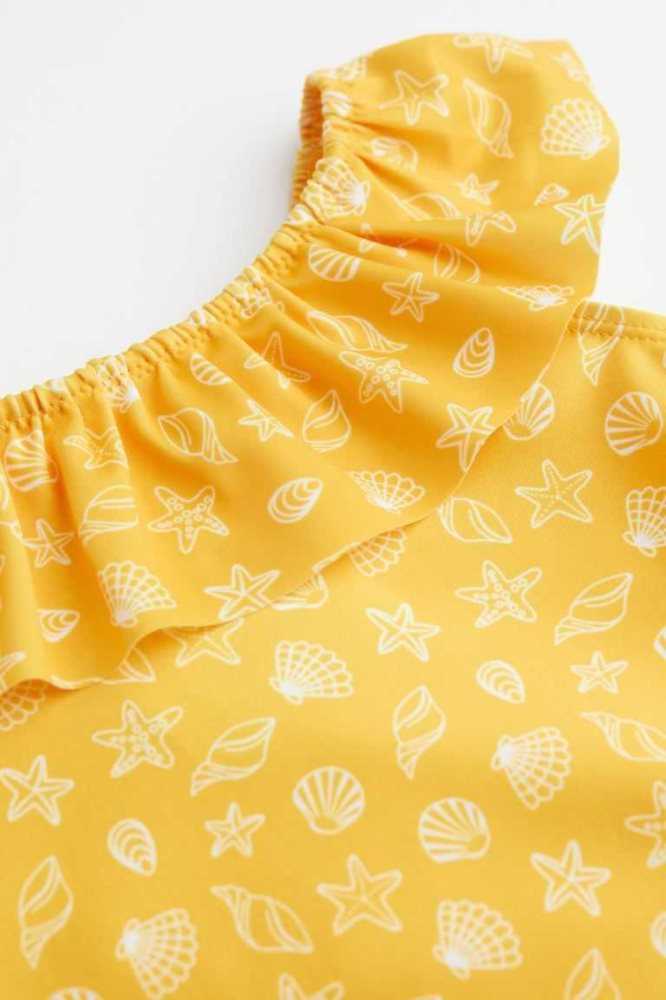 Bañadores H&M Ruffled Niños Amarillos | 859037JEW