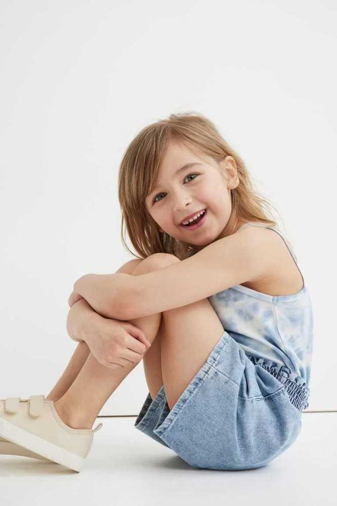 Bermudas H&M 2-pack Denim Niños Azules Azules Claro | 842397LZH