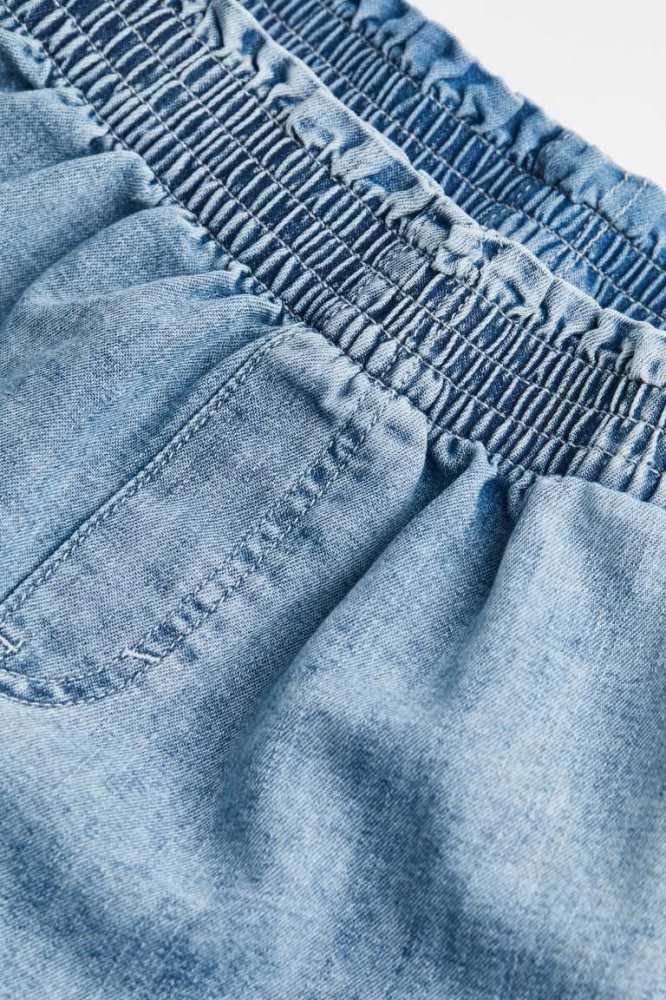 Bermudas H&M 2-pack Denim Niños Azules Claro | 176092JUW