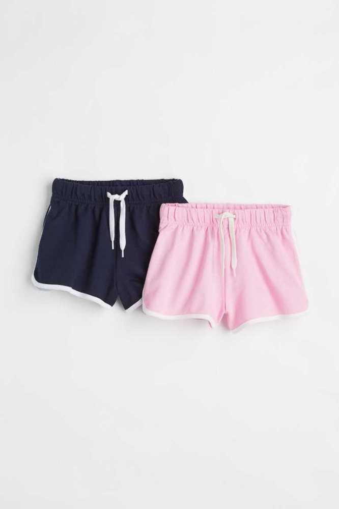 Bermudas H&M 2-pack Niños Albaricoque Claro Beige Claro | 765301IWS