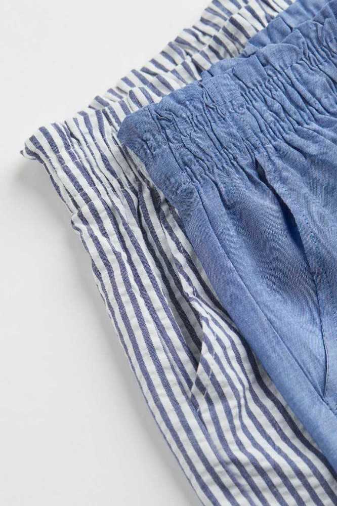 Bermudas H&M 2-pack Niños Azules | 936574BUH