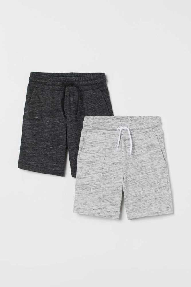 Bermudas H&M 2-pack Niños Grises | 254093VPY