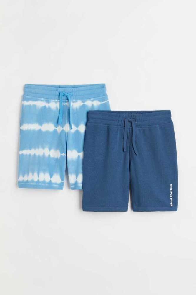 Bermudas H&M 2-pack Niños Grises Claro Grises Oscuro | 456398NOB