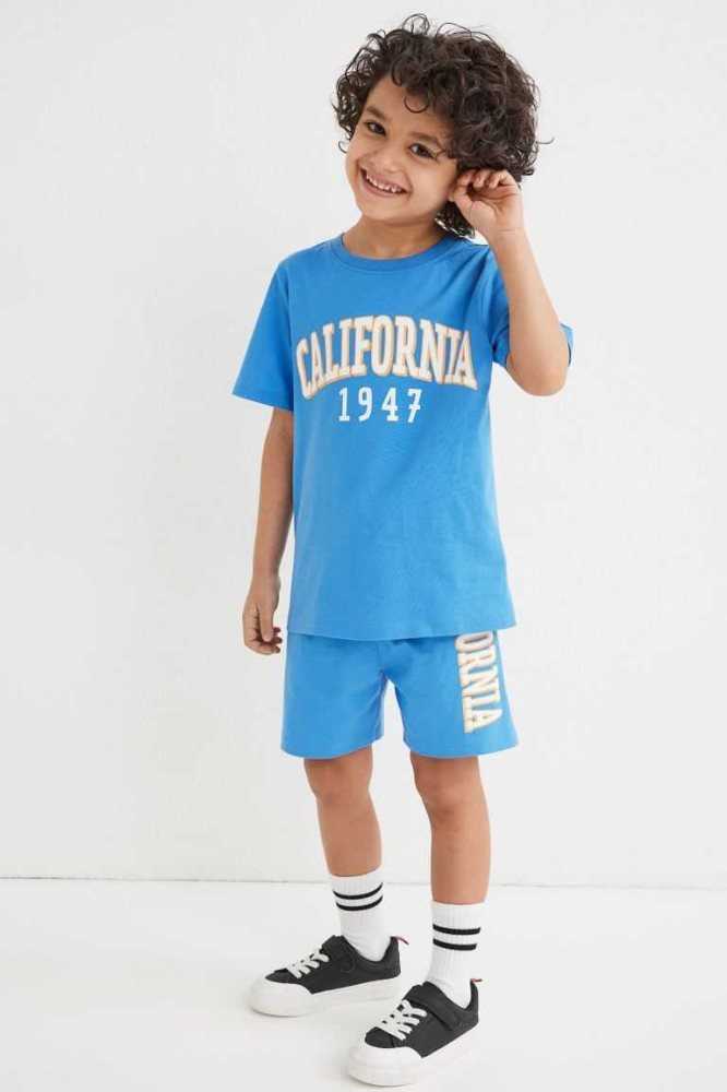 Bermudas H&M 3-pack Jersey Niños Beige Claro | 238076DTN