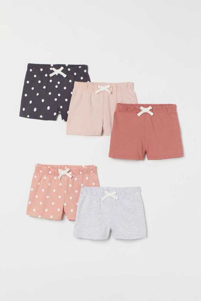 Bermudas H&M 5-pack Algodon Niños Albaricoque | 314098PTA