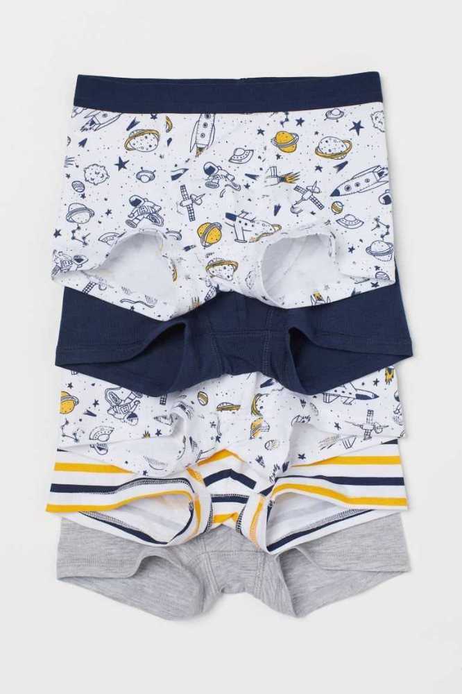 Bermudas H&M 5-pack Boxer Niños Azules | 284963DVC