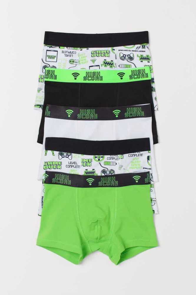 Bermudas H&M 5-pack Boxer Niños Azules Oscuro | 348652CQM