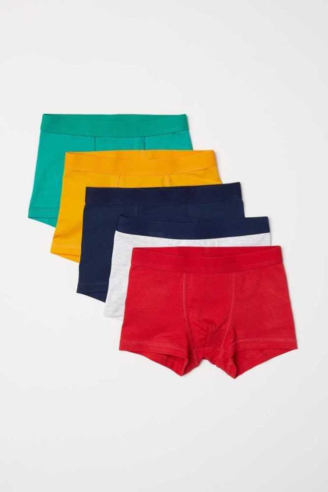 Bermudas H&M 5-pack Boxer Niños Turquesa Oscuro Azules Oscuro | 689754ADG