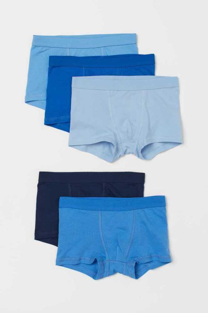 Bermudas H&M 5-pack Boxer Niños Turquesa Oscuro Azules Oscuro | 689754ADG