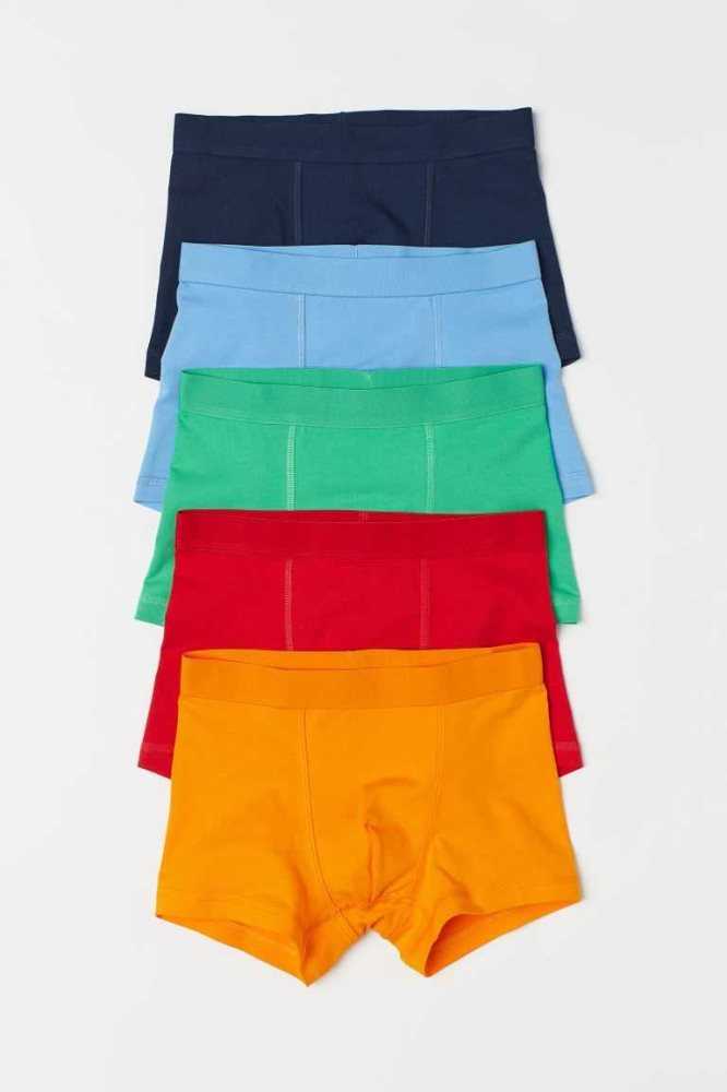 Bermudas H&M 5-pack Boxer Niños Turquesa Oscuro Azules Oscuro | 689754ADG