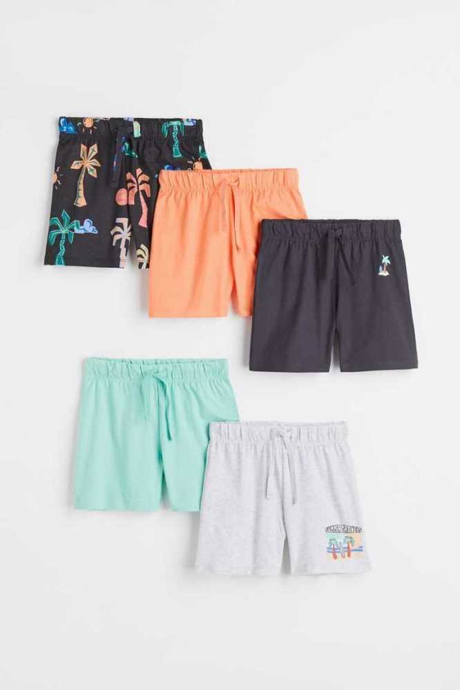 Bermudas H&M 5-pack Jersey Niños Beige Claro | 953612VEF