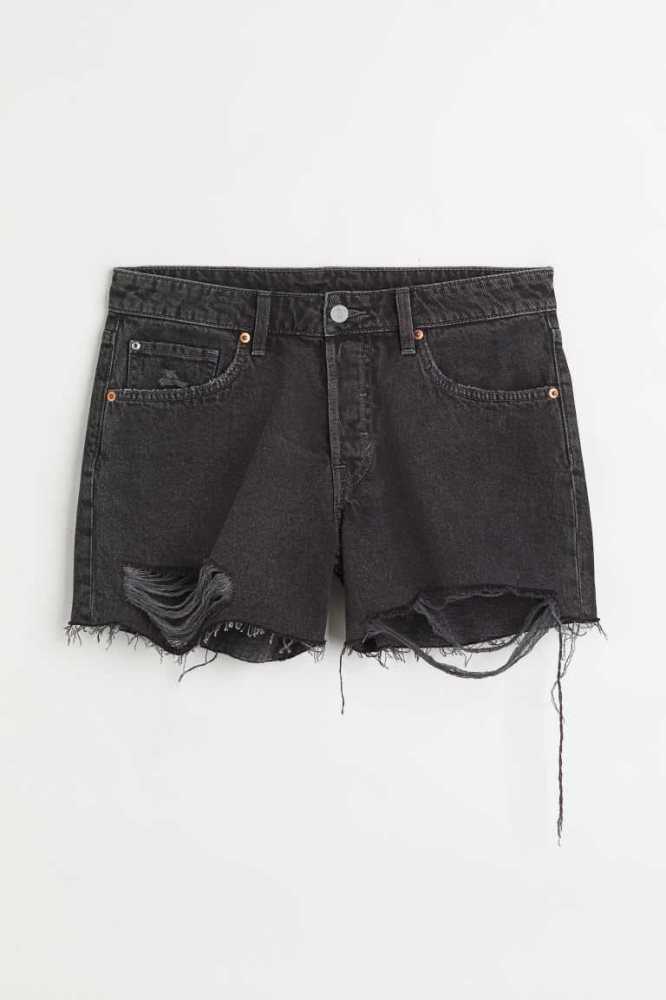 Bermudas H&M 90's Boyfriend Low Denim Mujer Azules Claro | 067541XOA