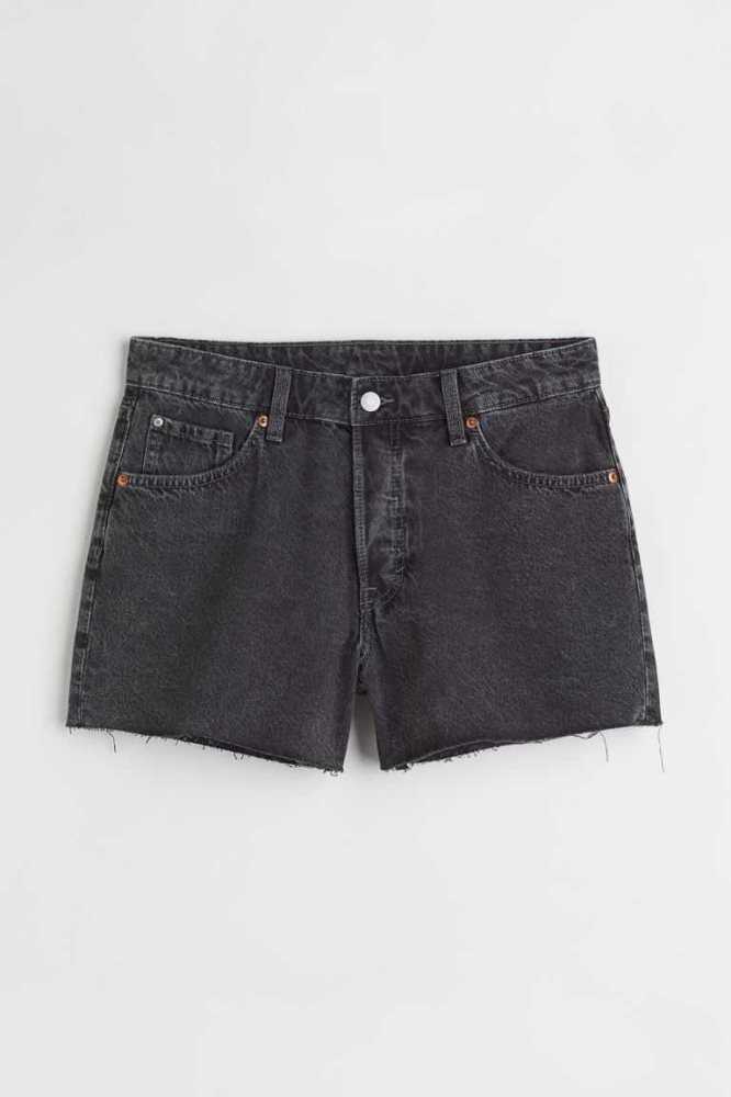 Bermudas H&M 90's Boyfriend Low Denim Mujer Azules Claro | 408297GPN