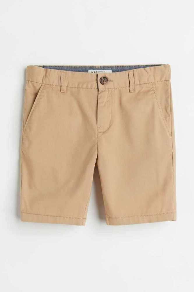 Bermudas H&M Algodon Chino Niños Azul Marino Azules | 068712VLN