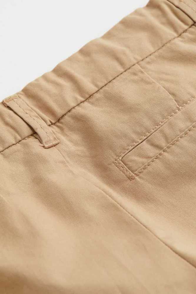 Bermudas H&M Algodon Chino Niños Beige | 901573JTA