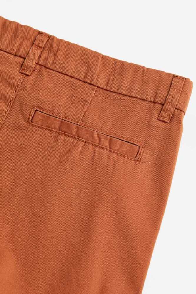 Bermudas H&M Algodon Chino Niños Rojos Naranjas | 763890SNJ