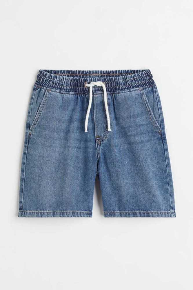 Bermudas H&M Algodon Denim Niños Azules | 857069XIN