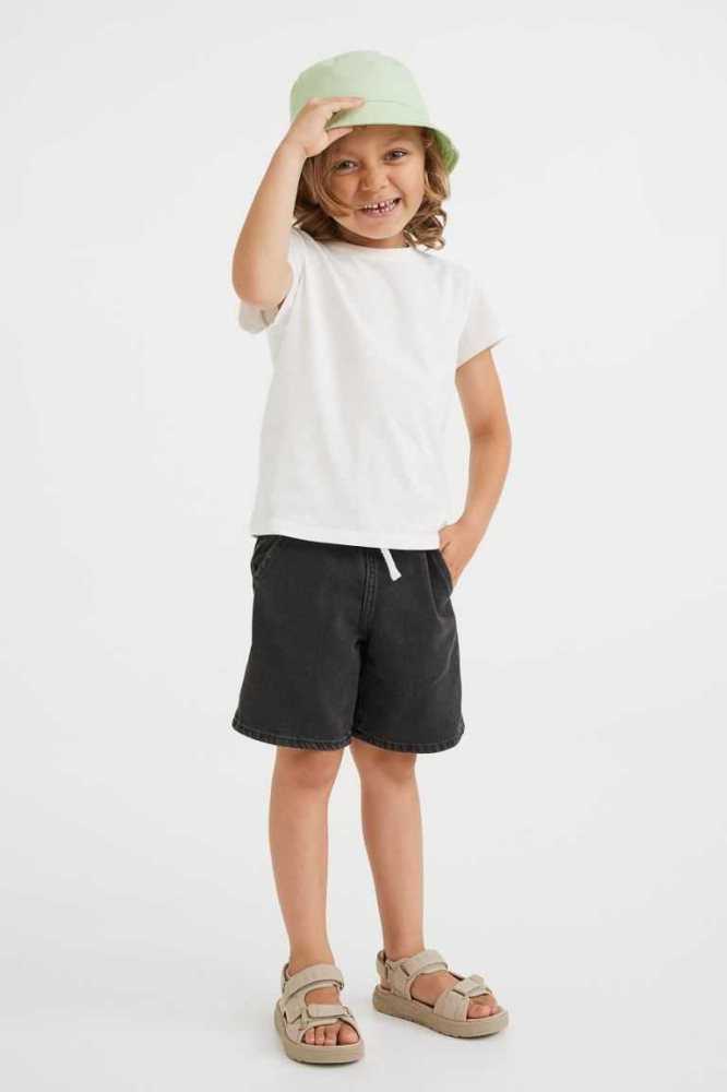 Bermudas H&M Algodon Denim Niños Azules Claro | 918205CIV