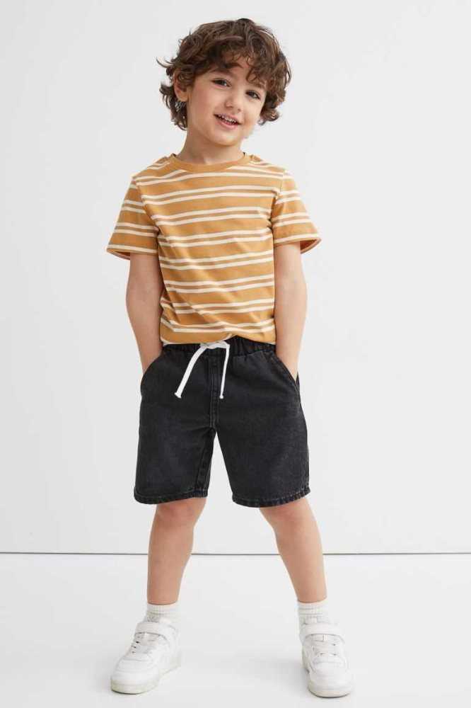 Bermudas H&M Algodon Denim Pull-on Niños Azules | 149750WFR