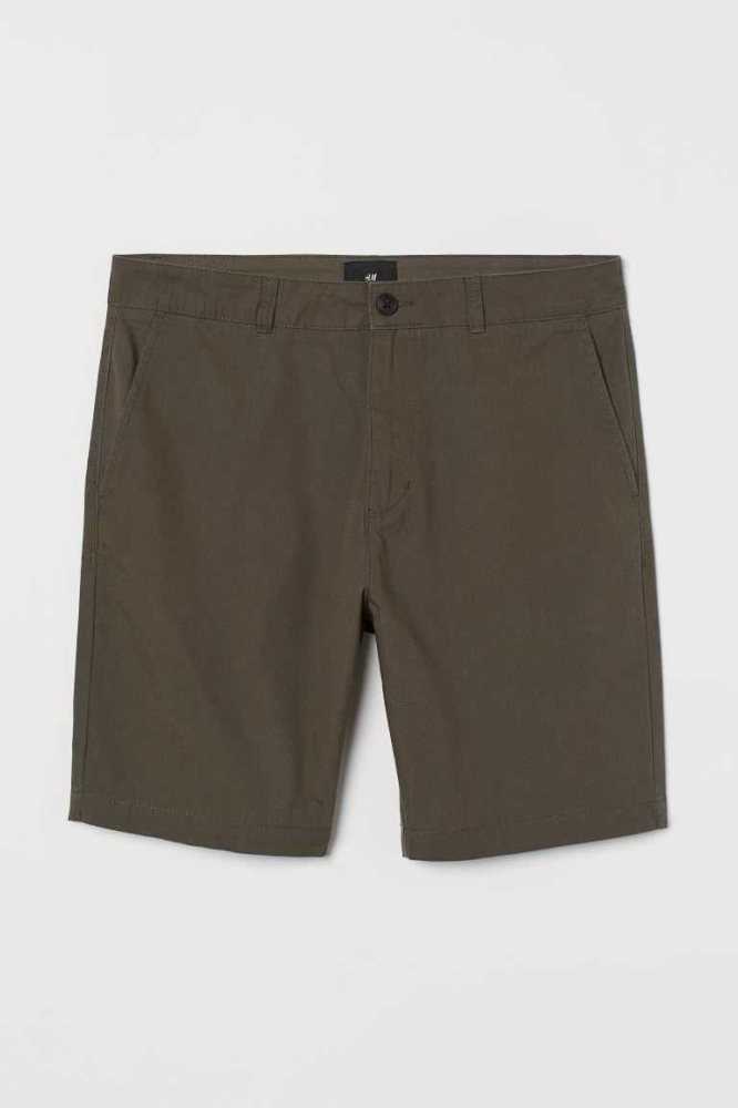 Bermudas H&M Algodon Hombre Negros | 867430QPZ