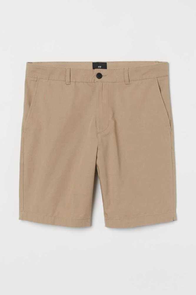 Bermudas H&M Algodon Hombre Negros | 867430QPZ