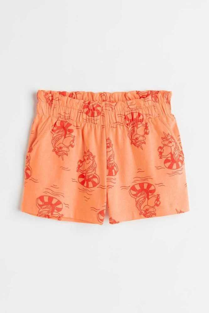 Bermudas H&M Algodon Jersey Niños Amarillos | 748096NIZ