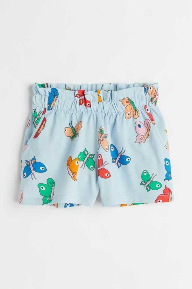 Bermudas H&M Algodon Jersey Niños Azules Claro | 173945PIL