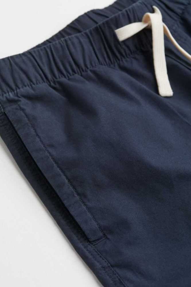 Bermudas H&M Algodon Niños Negros | 169084ZAT