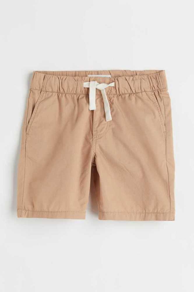 Bermudas H&M Algodon Niños Negros | 932684SZQ