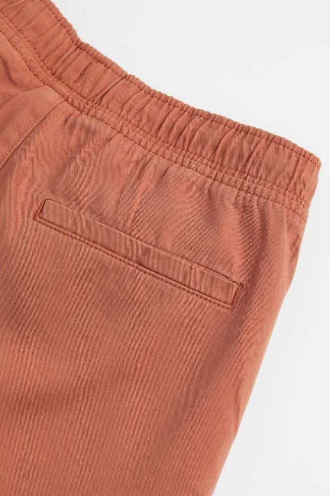 Bermudas H&M Algodon Twill Chino Niños Grises Oscuro | 250316IBT