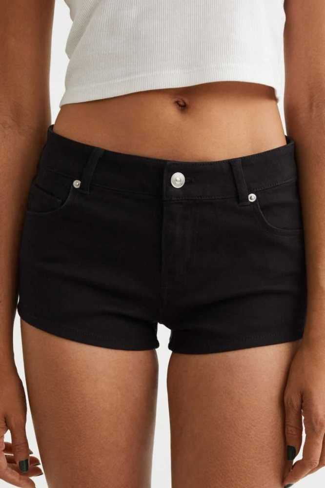 Bermudas H&M Algodon Twill Mujer Azules Claro | 058124EZF