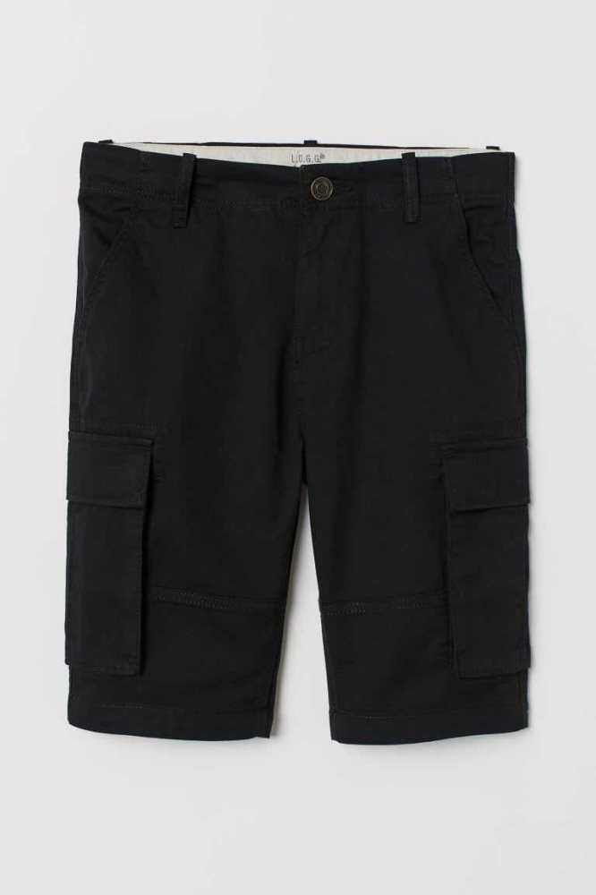 Bermudas H&M Cargo Niños Azules Oscuro | 941086OWV