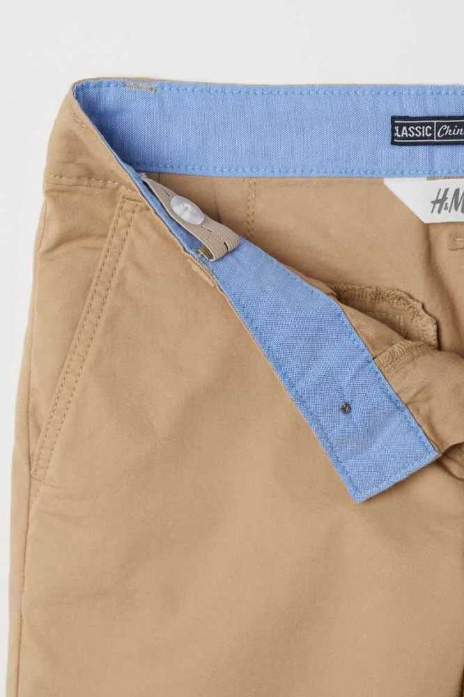 Bermudas H&M Chino Niños Beige | 086479HGA