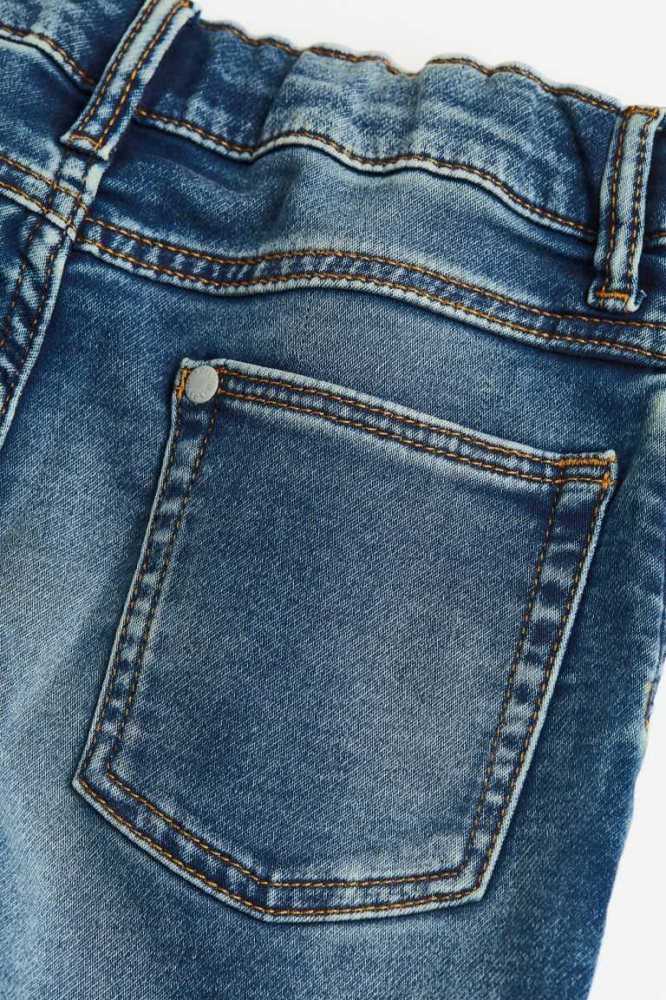 Bermudas H&M Comodidad Stretch Denim Niños Azules | 027198BIX