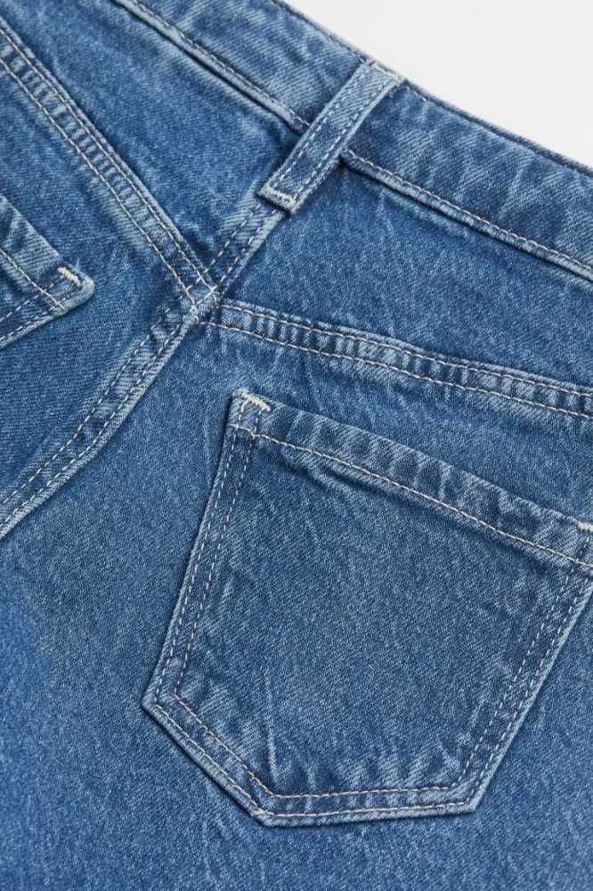 Bermudas H&M Comodidad Stretch Denim Niños Azules | 670948MHB