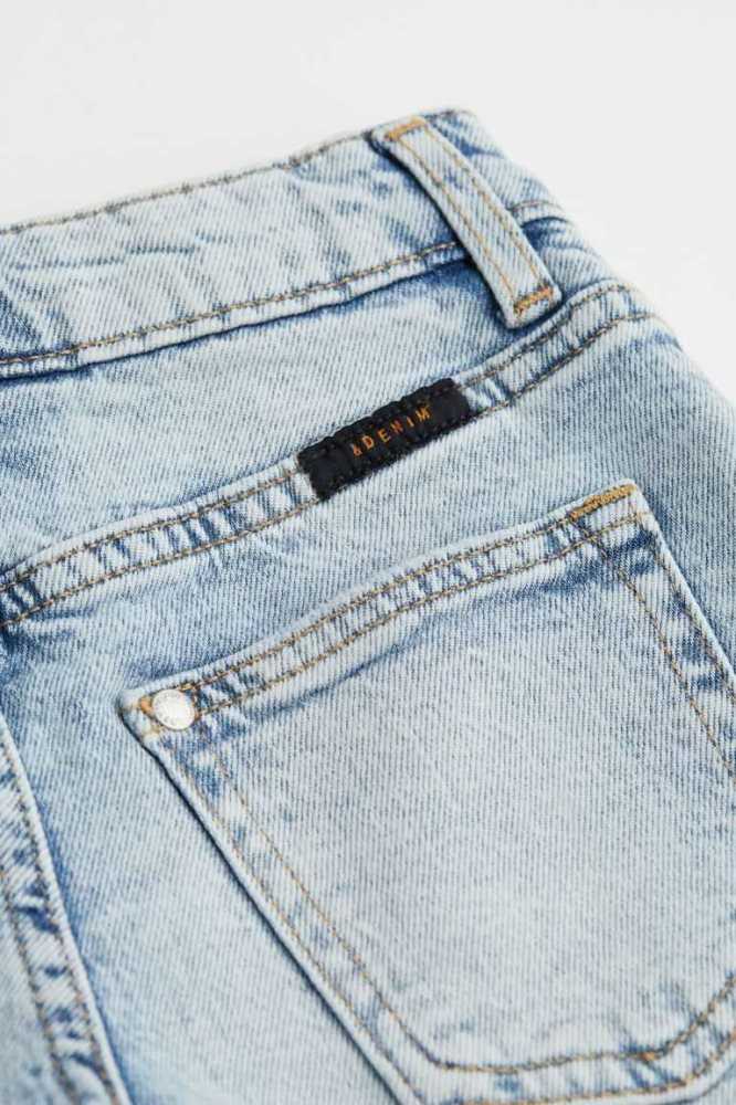 Bermudas H&M Comodidad Stretch Denim Niños Azules | 738650RQN