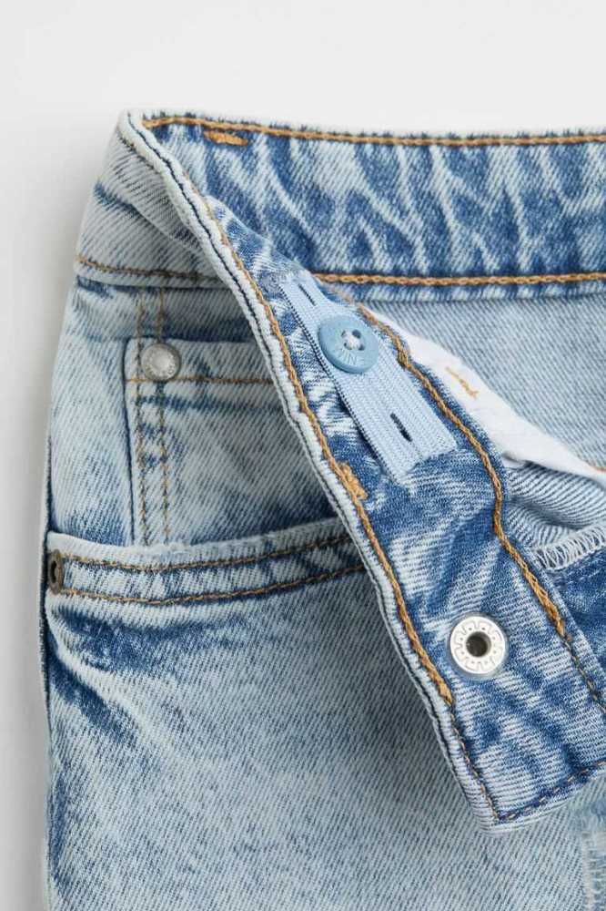 Bermudas H&M Comodidad Stretch Denim Niños Azules | 738650RQN