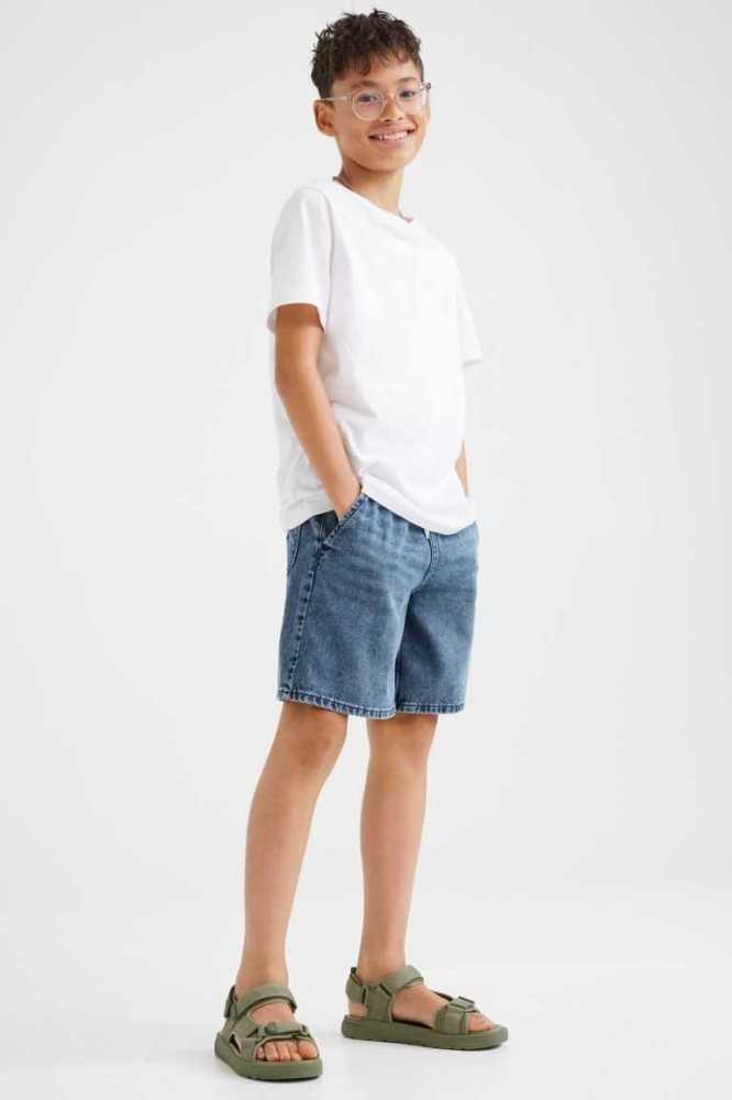 Bermudas H&M Denim Niños Azules | 038421LGC