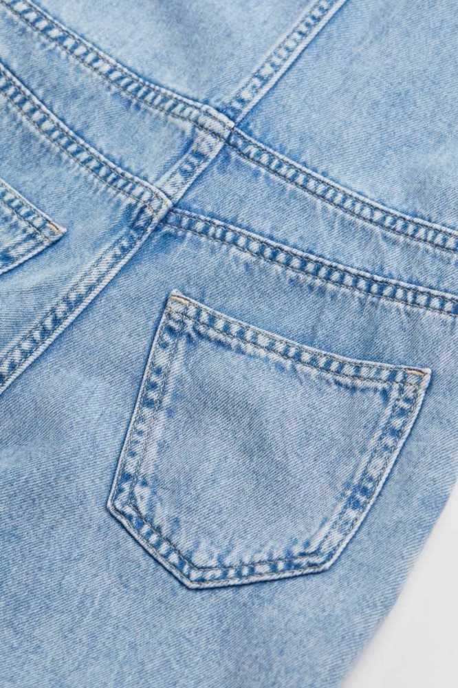 Bermudas H&M Denim Overall Niños Azules Claro | 147385HOG