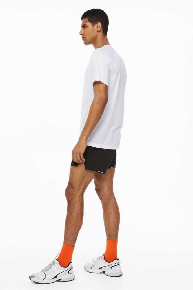 Bermudas H&M DryMove Pocket-detail running Hombre Azules Claro | 361942EKL