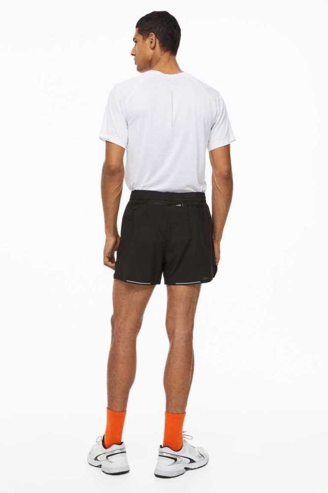 Bermudas H&M DryMove Pocket-detail running Hombre Azules Claro | 361942EKL