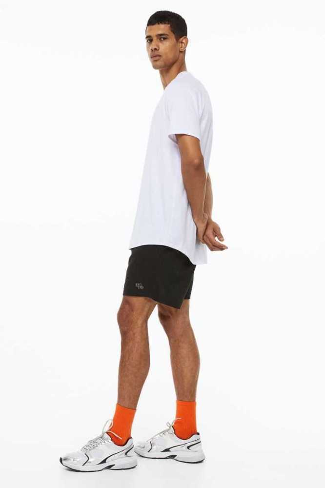 Bermudas H&M Fast-drying Sports Hombre Negros | 501346OLJ