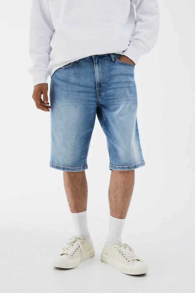 Bermudas H&M Híbrido Regular Denim Hombre Azules Claro | 167829SKE