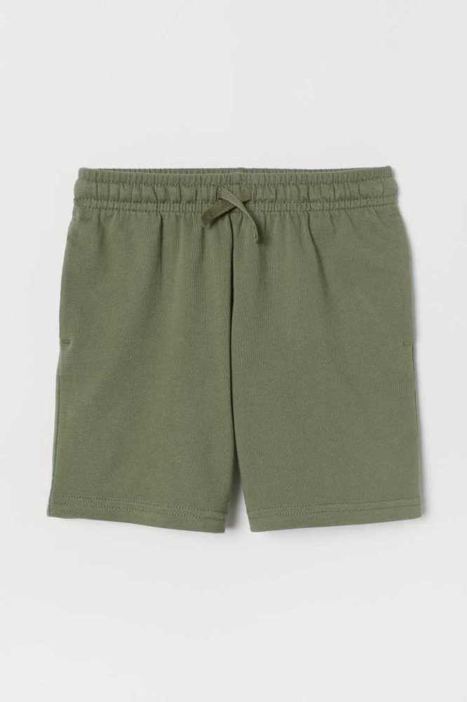 Bermudas H&M Jersey Niños Grises Claro | 493057VFA