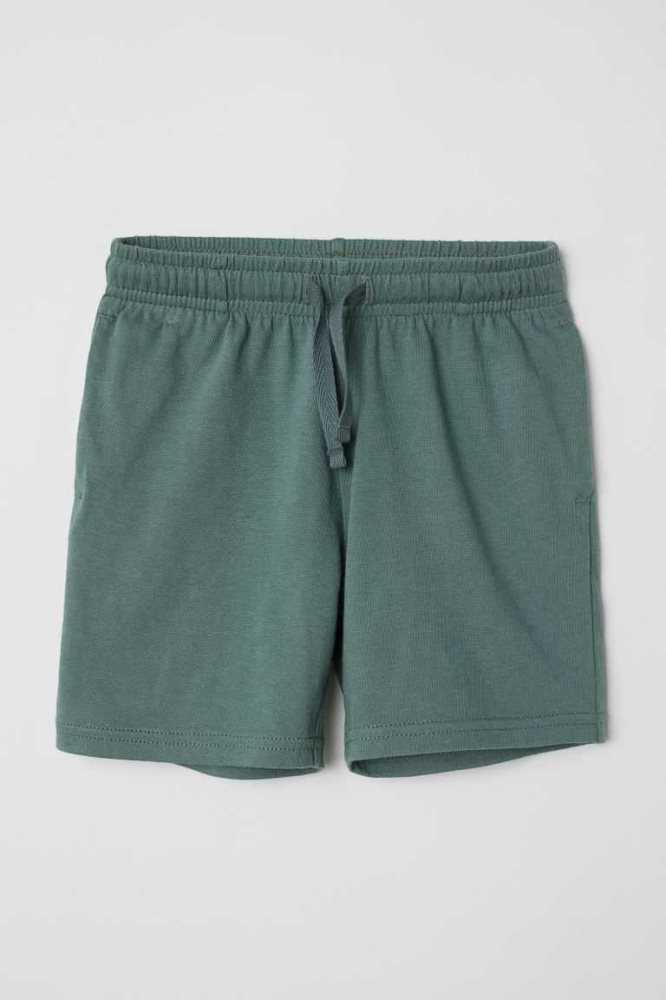 Bermudas H&M Jersey Niños Grises Claro | 493057VFA